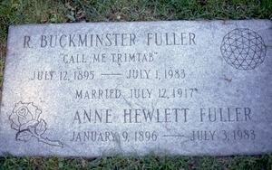 Mount Auburn Cemetery (Cambridge, Mass.) gravestone: Fuller, R. Buckminster