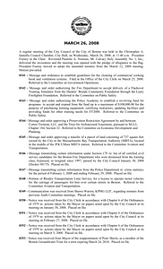City Council meeting minutes