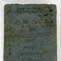 Wm Lock Memorandum Book 1816