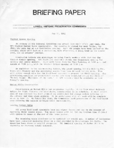 Briefing Paper, May 21, 1982