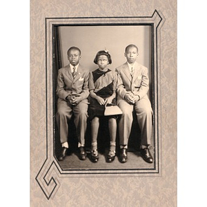 James, Cecelia, and George Silcott in 1939