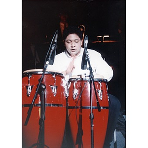 Drummer in Eddie Palmieri's band at Cultura Viva.