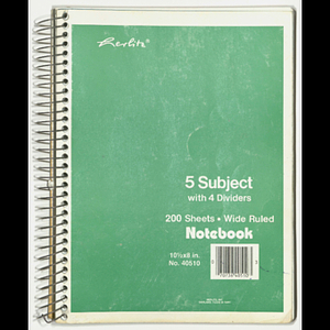 Goldenaires program notebook