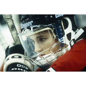 Women's ice hockey player