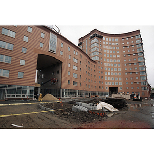 West Village Residence Hall construction site