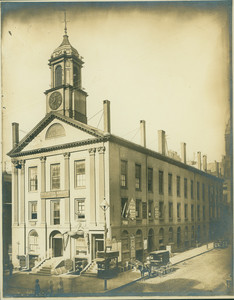 Exterior view of the Boylston Market, Washington Street., Boston, Mass., undated
