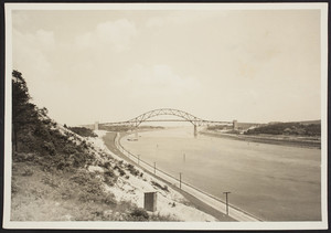 A full-length view of the Sagamore Bridge - Digital Commonwealth