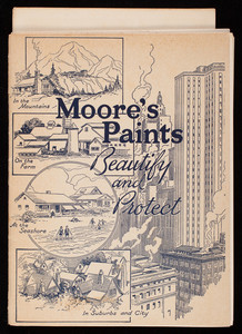 Moore's Paints, beautify and protect, Benjamin Moore & Co., New York, New York