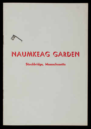Naumkeag Garden, Mabel Choate, Stockbridge, Mass.