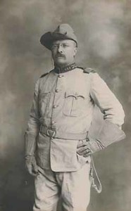 Theodore Roosevelt in his Rough Rider uniform