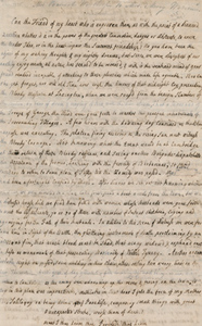 Letter from Hannah Winthrop to Mercy Otis Warren, circa May 1775