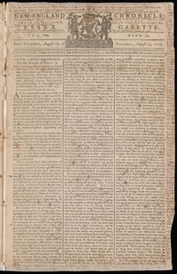 The New-England Chronicle: or, the Essex Gazette, 24 August 1775