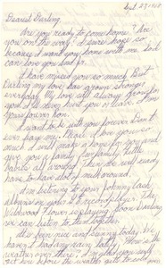 Letter from Carolyn Ann Schrum to Ronald Wayne Schrum