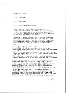 Memorandum from Mark H. McCormack to David R. Foster