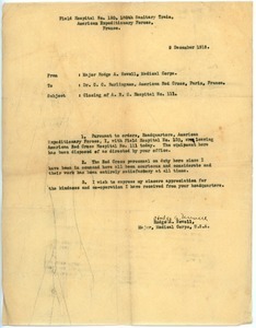 Letter from Hodge A. Newell to C. C. Burlingame