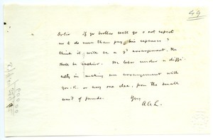 Letter from Amos Adams Lawrence to Joseph Lyman