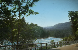 Unidentified river as seen from roadside