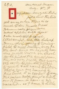 Letter from Lizzie S. Nash to Ruth Nash