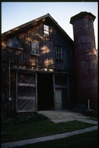 Barn and silo, Montague Farm Commune