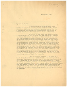 Letter from W. E. B. Du Bois to Eugene M. Martin