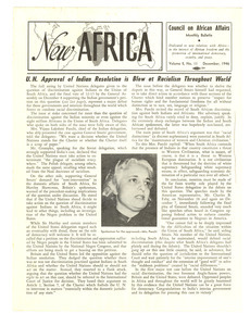 New Africa volume 5, number 11