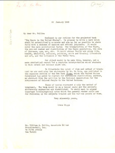 Letter from Ellen Irene Diggs to D. C. Prentice-Hall, Inc.