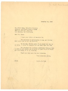 Letter from W. E. B. Du Bois to Southern California Peace Crusade