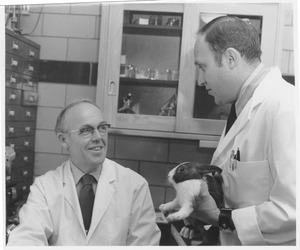 Donald L. Black in laboratory