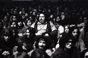 Grateful Dead at Sargent Gym, Boston University: man in audience