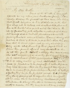 Letter from D. G. Platt to Erasmus Darwin Hudson