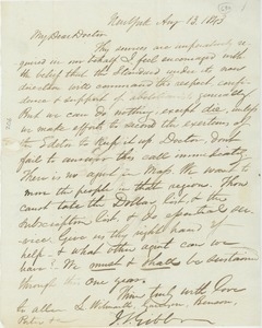 Letter from James S. Gibbons to Erasmus Darwin Hudson