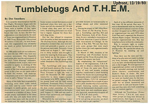 Tumblebugs and T.H.E.M.