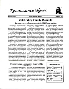 Renaissance News, Vol. 7 No. 2 (February 1993)