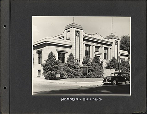 Memorial Building: Melrose, Mass.