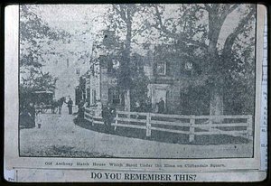 Cliftondale Square, A. Hatch estate, stood where filling station