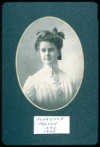 Florence Hilton, 1905, Saugus High student