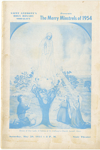 The Merry Minstrels of 1954 program booklet