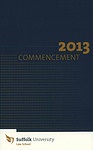 2013 Suffolk University commencement program, Law School