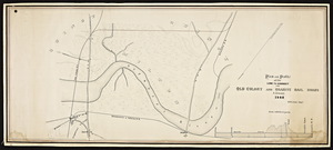 Plan and profile of the line to connect the Old Colony and granite railroads / S. Dwight Eaton, surveyor.