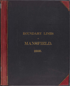 Atlas of the boundaries of the town of Mansfield, Plymouth County