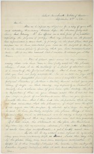 Edward Hitchcock letter to Sir Roderick Impey Murchison, 1842 September 5