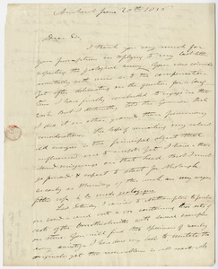 Edward Hitchcock letter to Benjamin Silliman, 1836 June 20