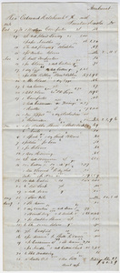 Edward Hitchcock account of purchases from Sweetser & Cutler, 1847 June 14