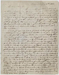 Justin Perkins letter to Edward Hitchcock, 1847 July 20