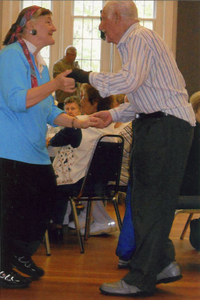 Dancing at the Senior Center