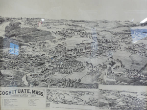 Cochituate, Mass. Map 1887