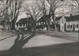 Front Street, Scituate Harbor, in the late 1930s--entering business area