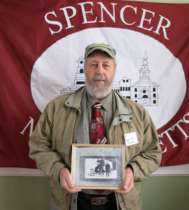 Dean Stevens at the Spencer Mass. Memories Road Show