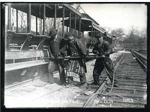 Tearing cars to pieces at Forest Hills Yard