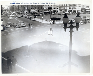 View of Copley Square from Boylston Street